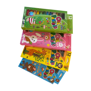 Kredki pasteli olejnych Oil Pastels - 12 wyraziste kolory różne kolory