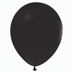 Balony Beauty&Charm, pastelowe czarne 12"/ 10 szt.