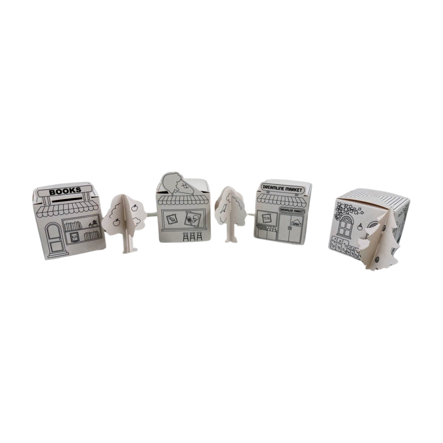 Zestaw Artystyczny Kolorowanka 3D Miasto, Domek, kreatywna zabawka - obrazek 6