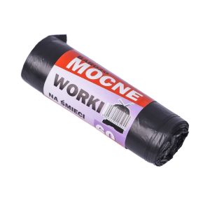 CZARNE WORKI NA ŚMIECI 60L 10SZT MOCNE