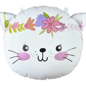 Balon foliowy Kotek, 44x35 cm (głowa)