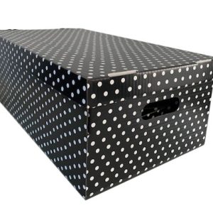 Kartonik ozdobny kropki 55 x 30 x 21