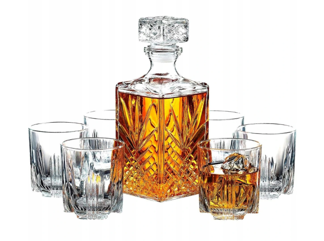 Zestaw do whisky - Karafka + 6 szklanek. - obrazek 3