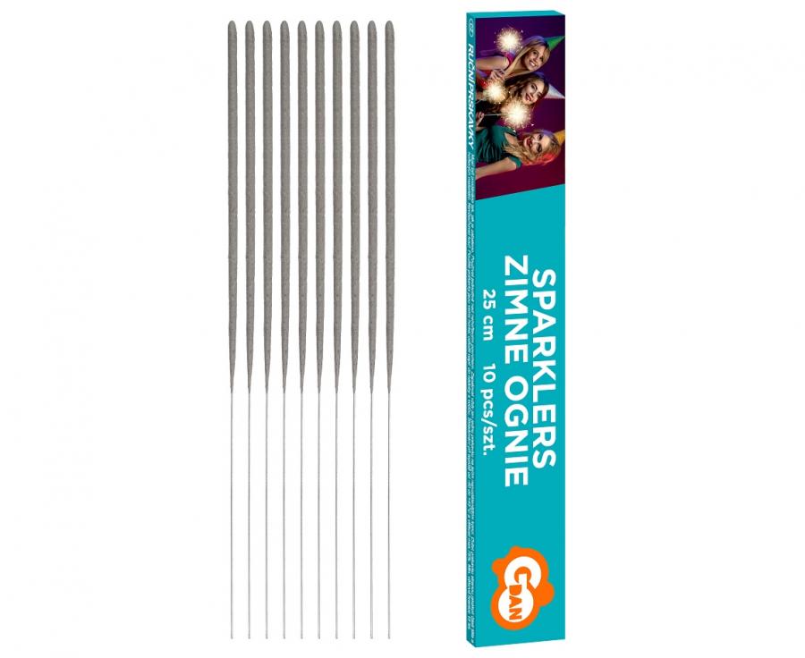 Zimne ognie 25 cm 10 szt - obrazek 3