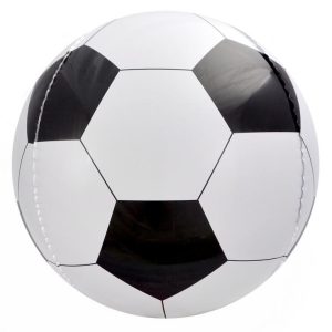 Balon foliowy 16" Piłka biało-czarna